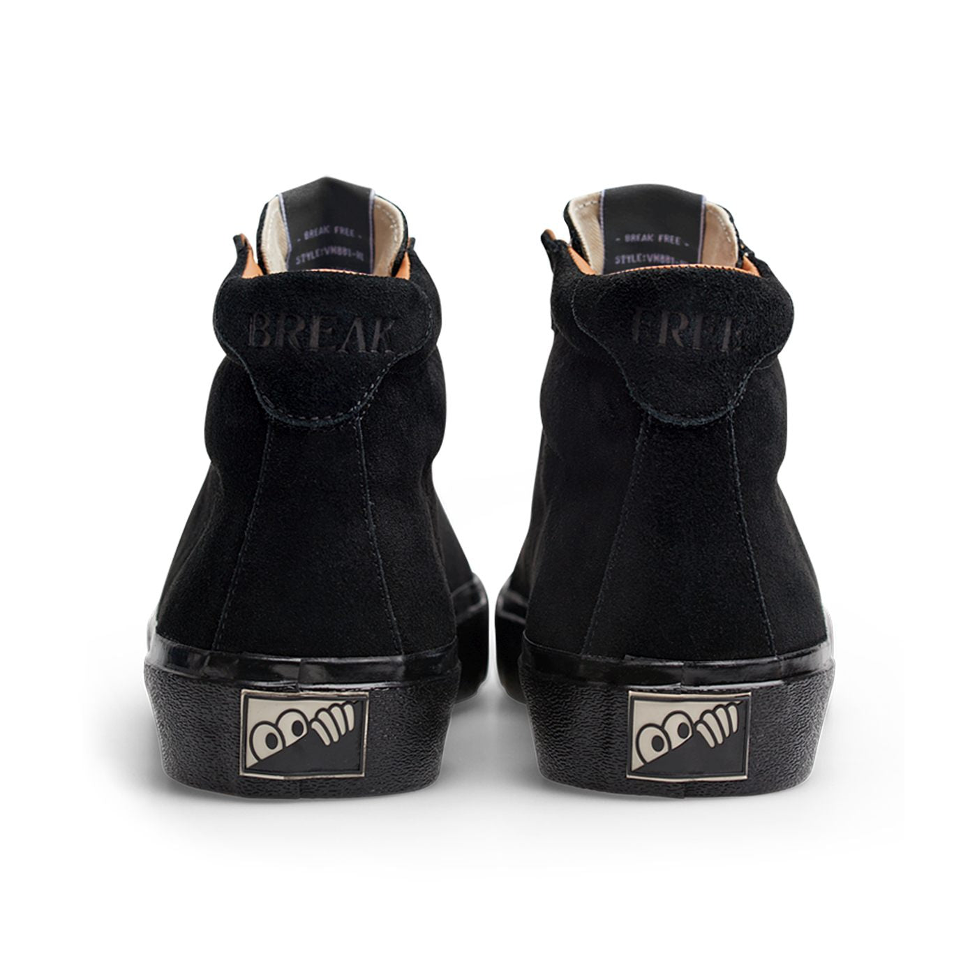 VM001-HI Suede (3 x Black/Black)