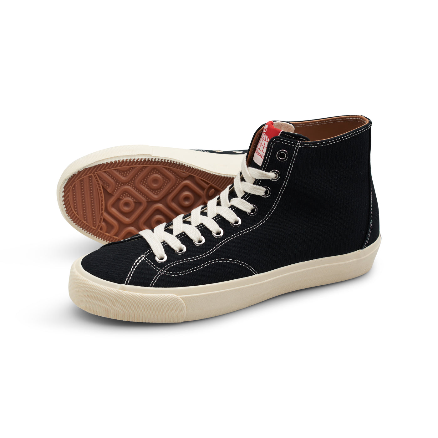 VM003-HI Suede (Black/White)