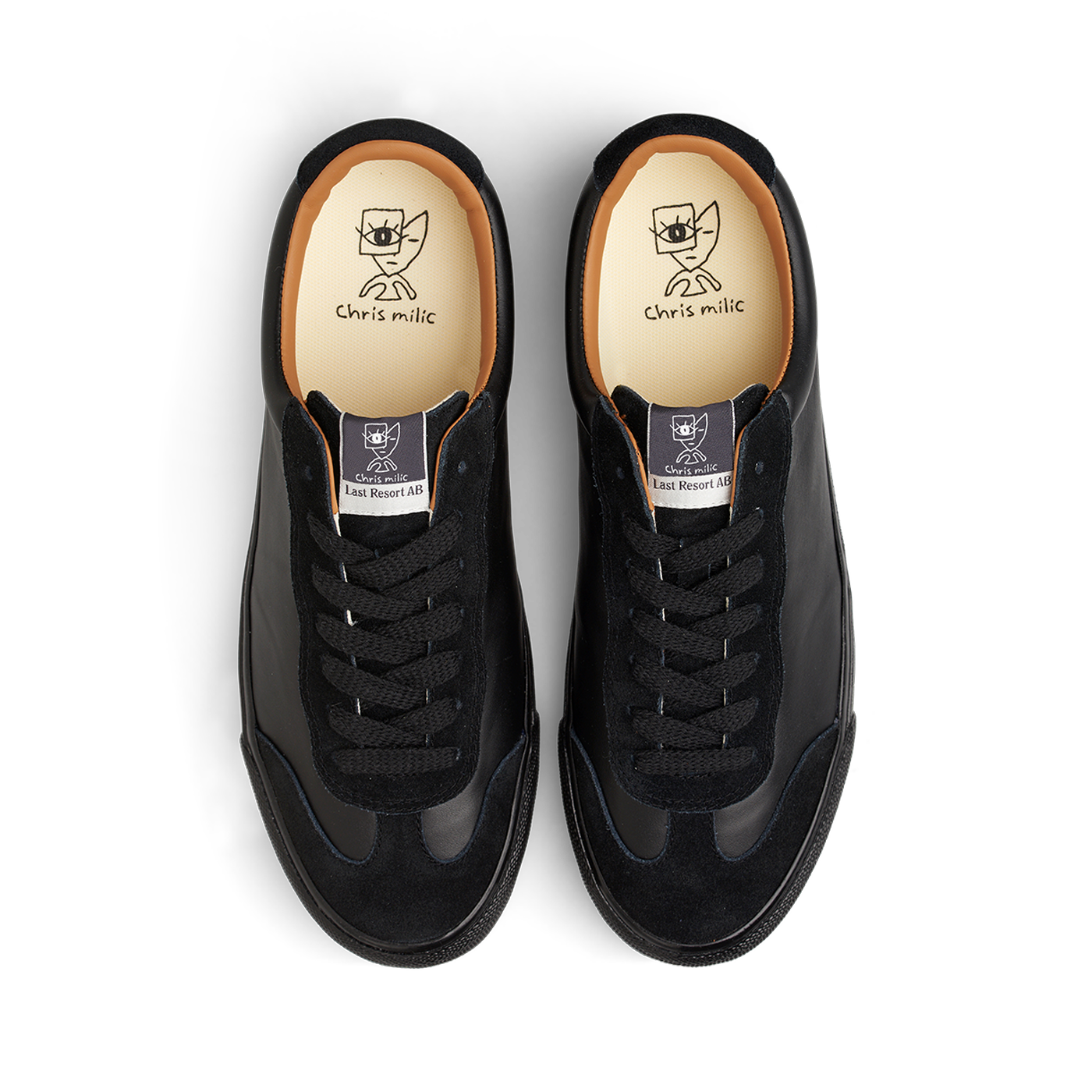 VM004-Lo Milic Leather/Suede (Duo Black/Black)