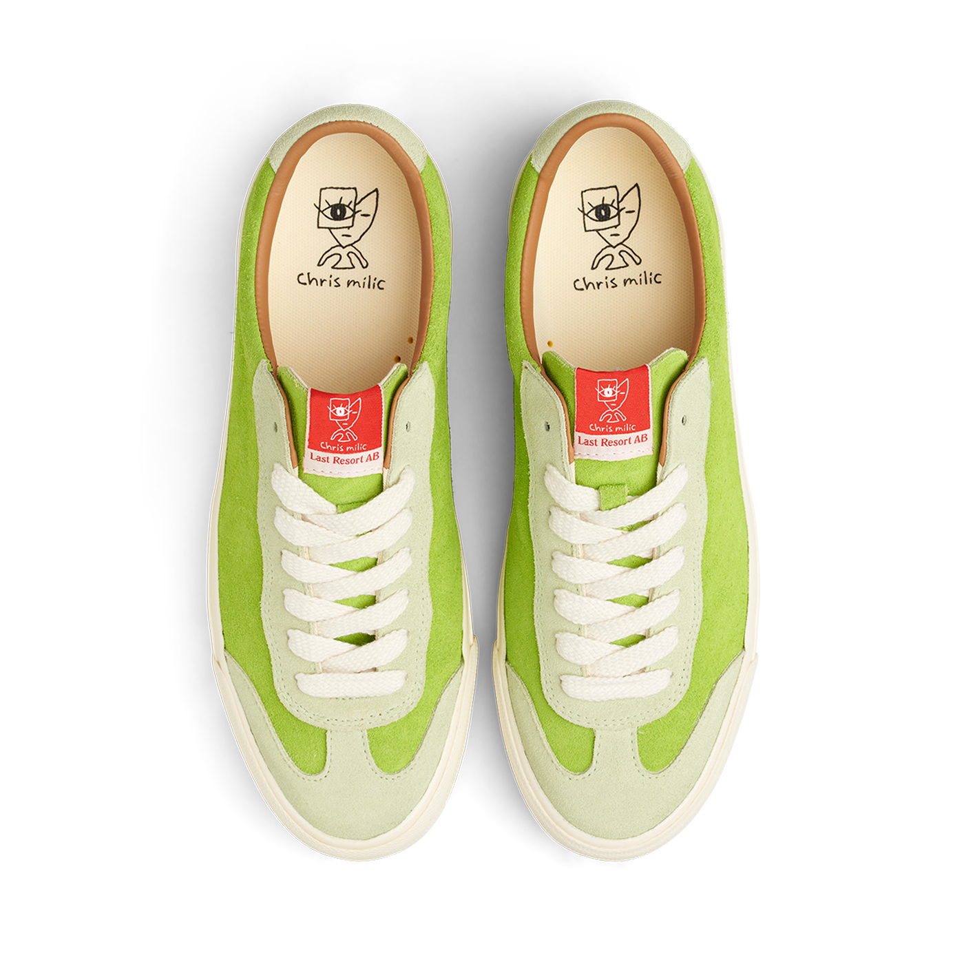 VM004-Lo Milic Suede (Duo Green/White)