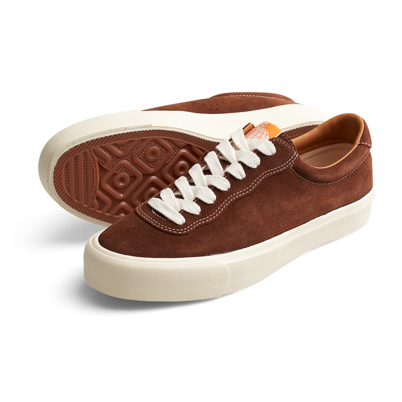 VM001-Lo Suede (Choc Brown/White)