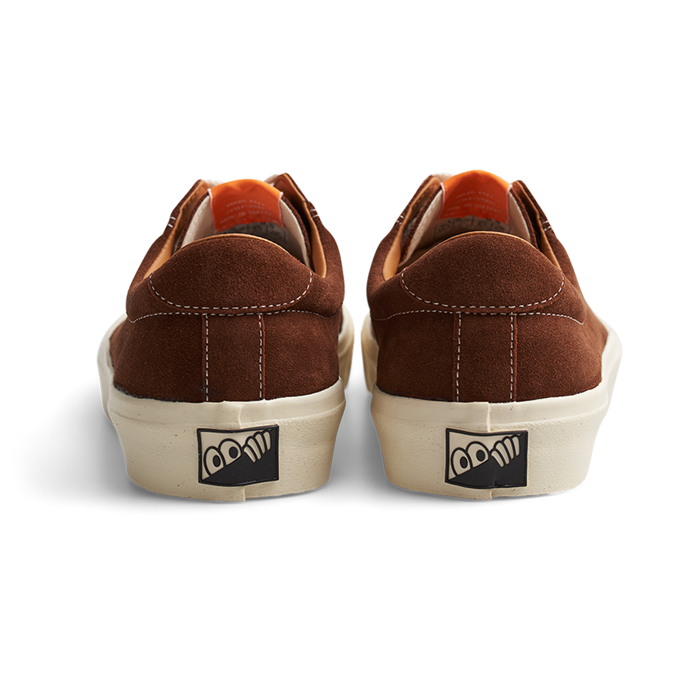 VM001-Lo Suede (Choc Brown/White)