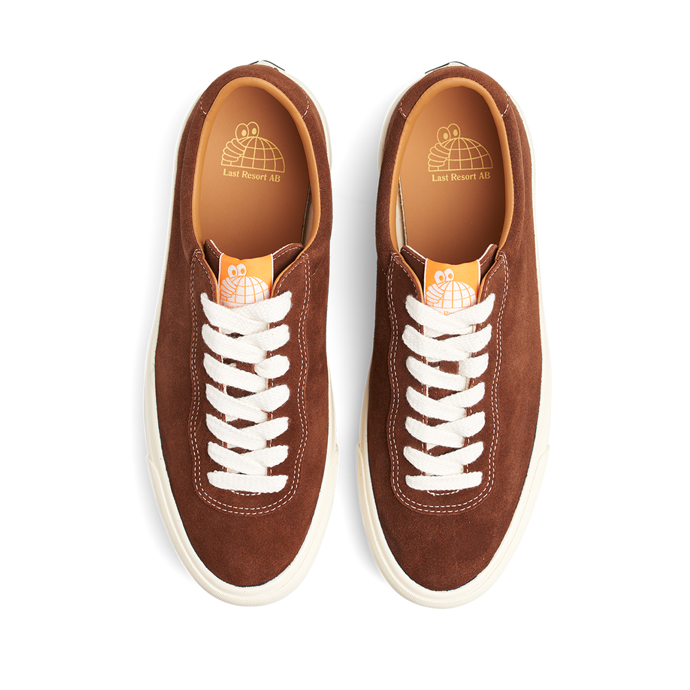 VM001-Lo Suede (Choc Brown/White)