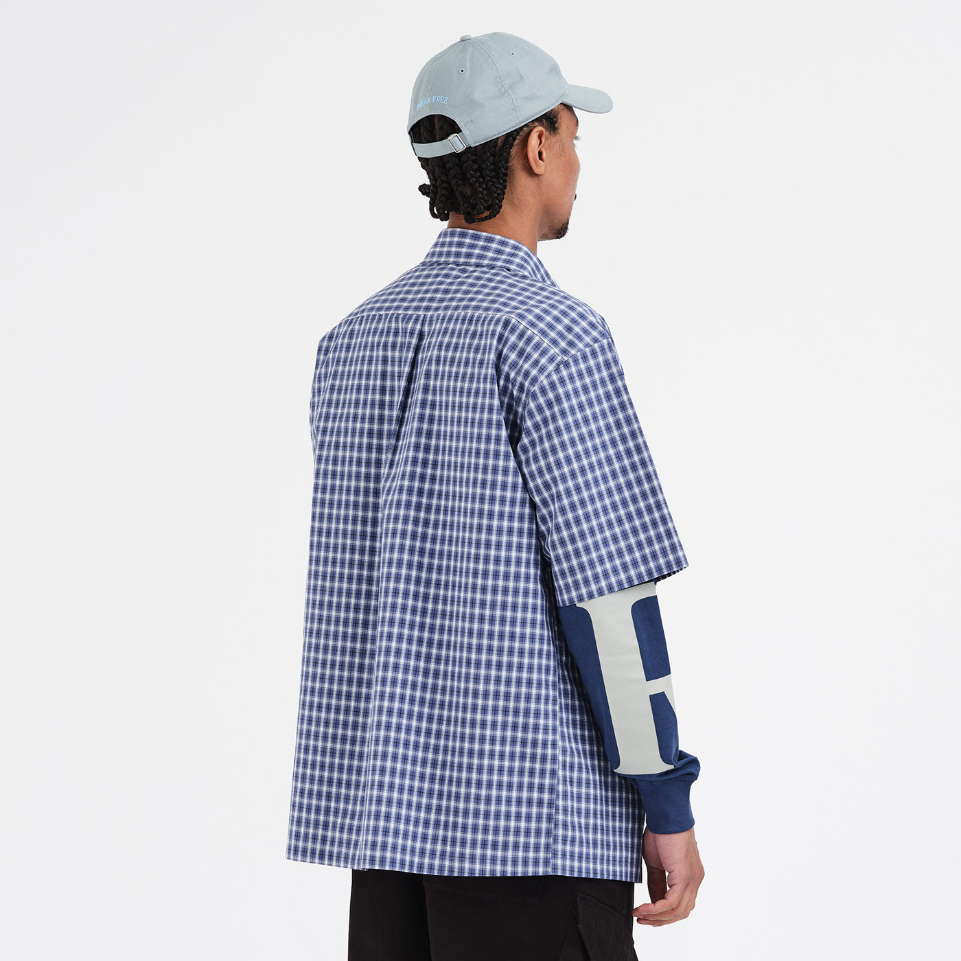 Base SS Shirt (Blue Check)