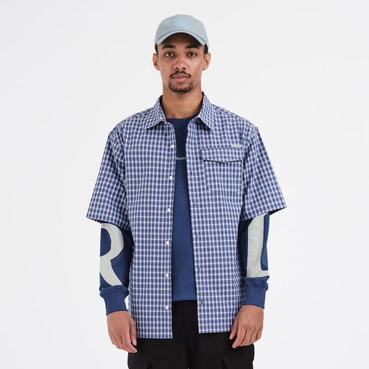 Base SS Shirt (Blue Check)