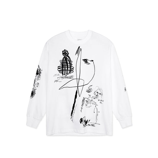 Expando LS Tee (White/Black)