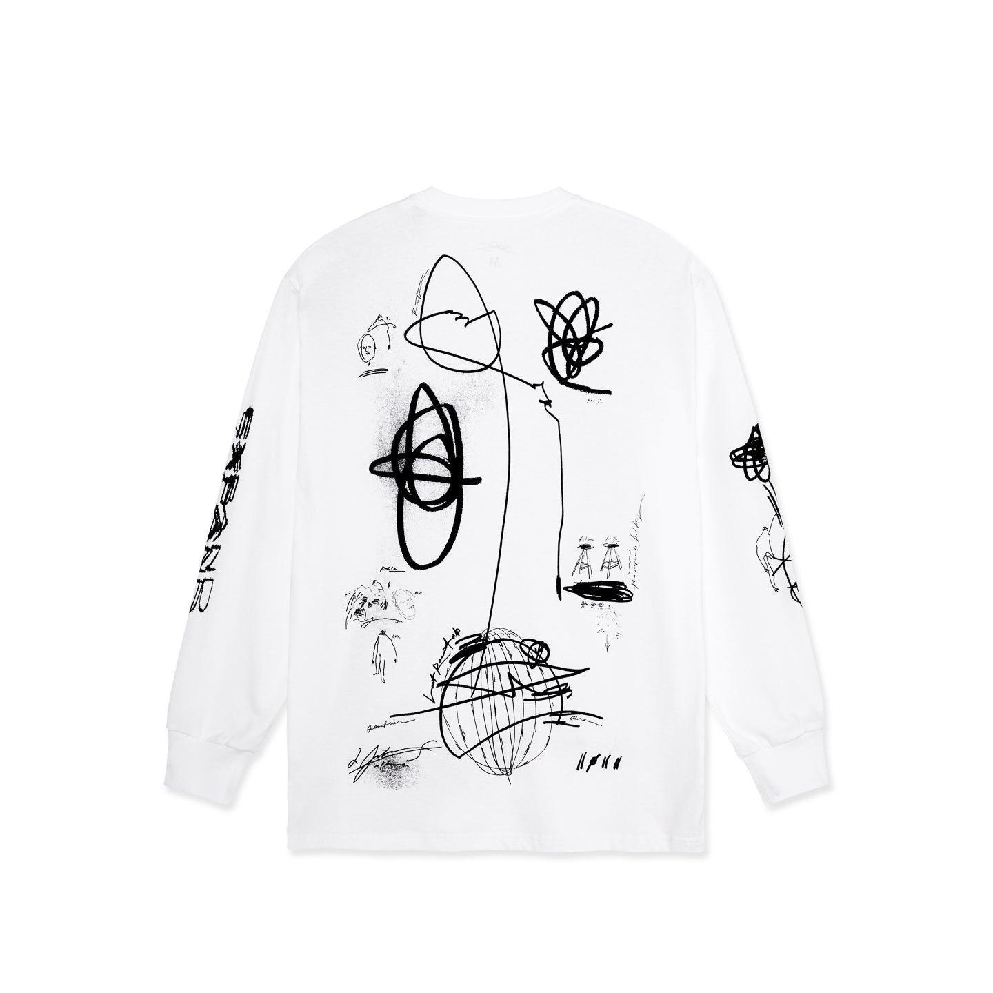 Expando LS Tee (White/Black)
