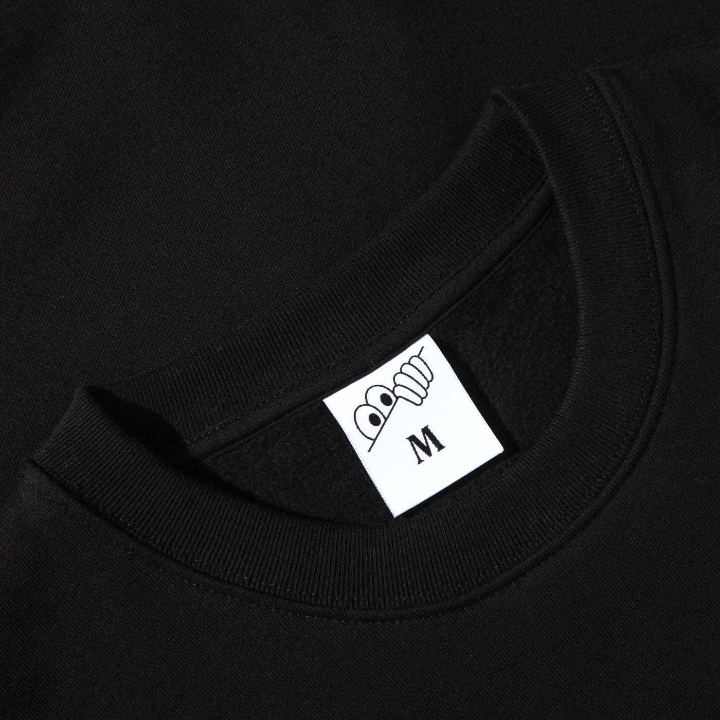 Atlas Monogram Crewneck (Black)