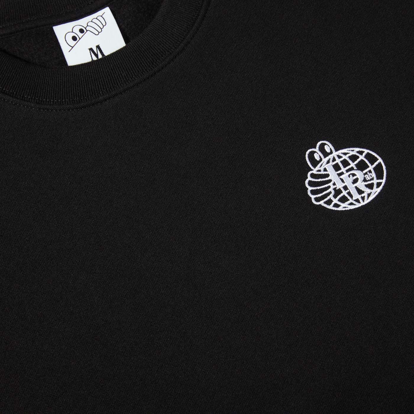 Atlas Monogram Crewneck (Black)