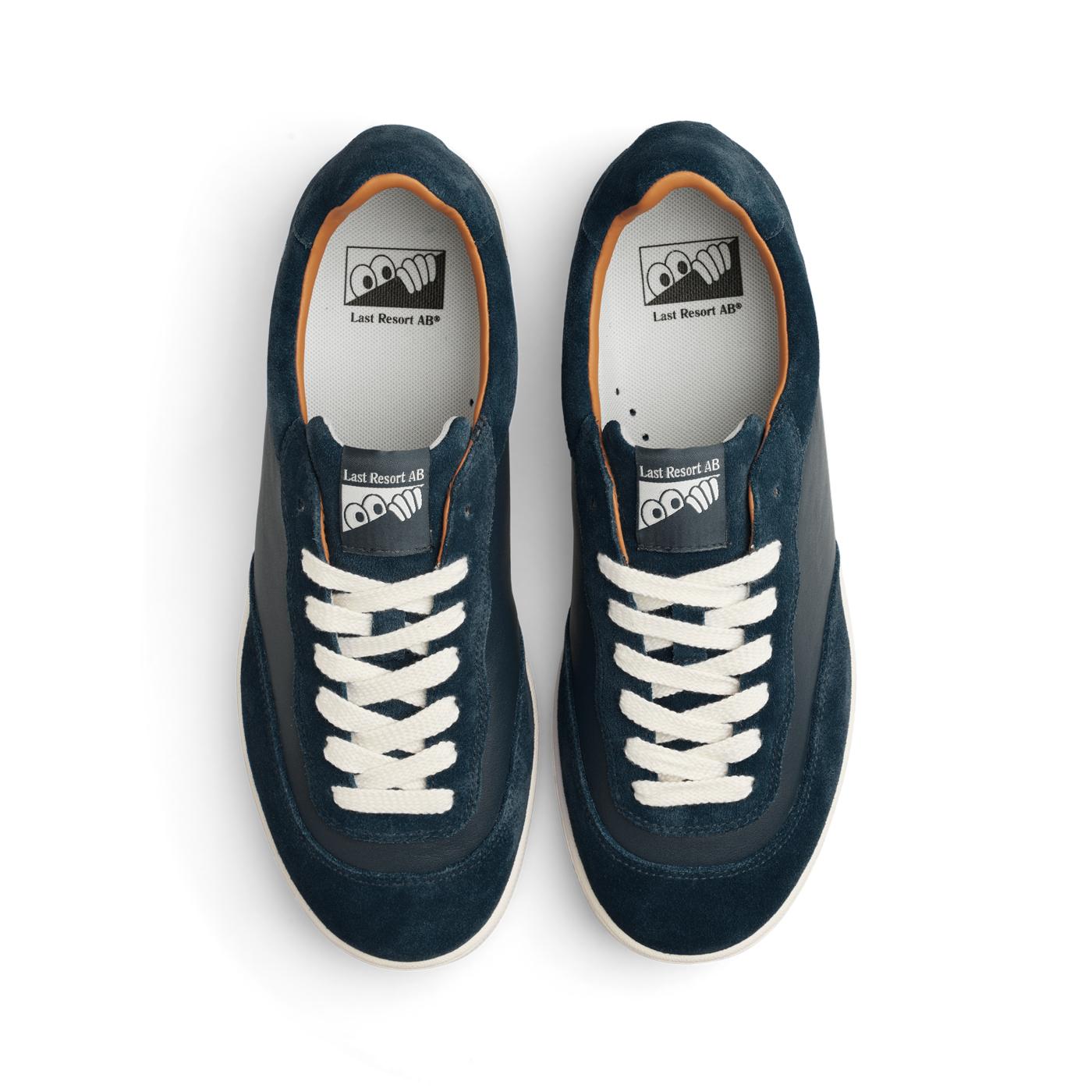 CM001-Lo Suede/Leather (Navy/White)