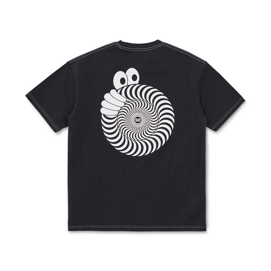 LRAB x SPITFIRE Swirl Tee (Washed Black)