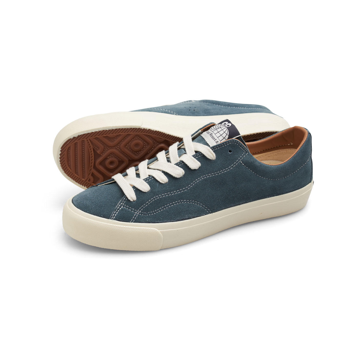 VM003-Lo Suede (Blue Mirage/White)