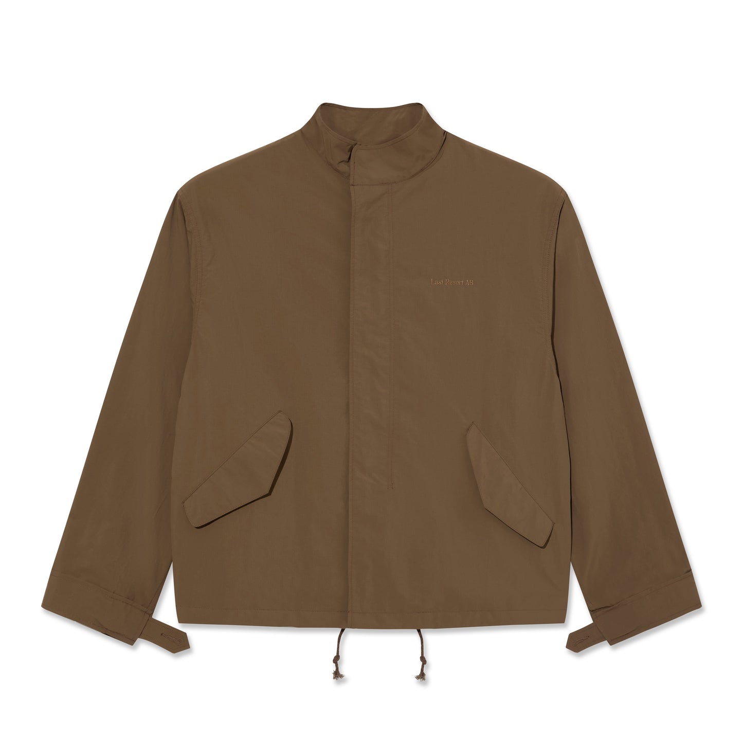 Cropped Parka (Brown Khaki)