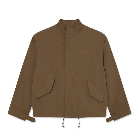 Cropped Parka (Brown Khaki)