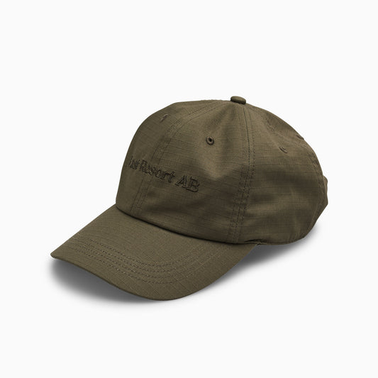 Script Logo Soft Peak Cap (Olive Drab)