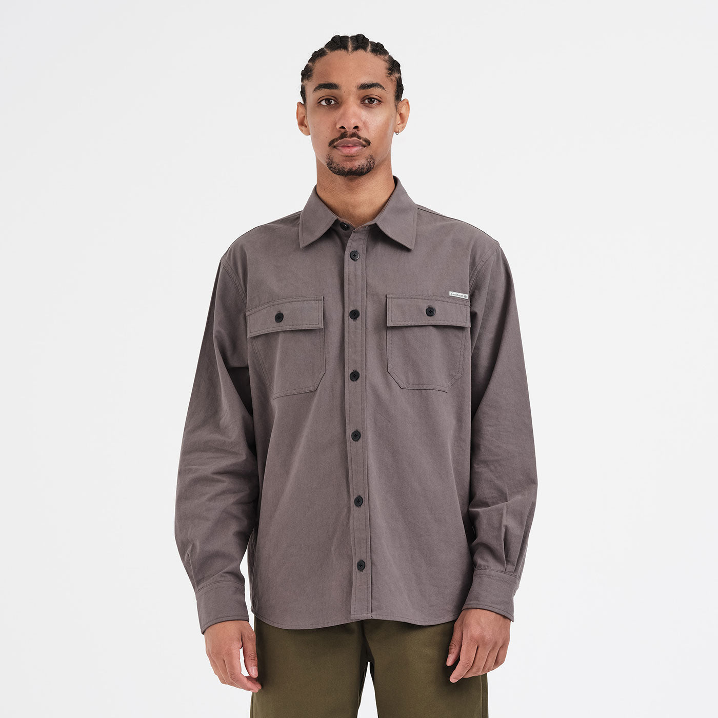 OG Canvas LS Shirt (Steel Grey)