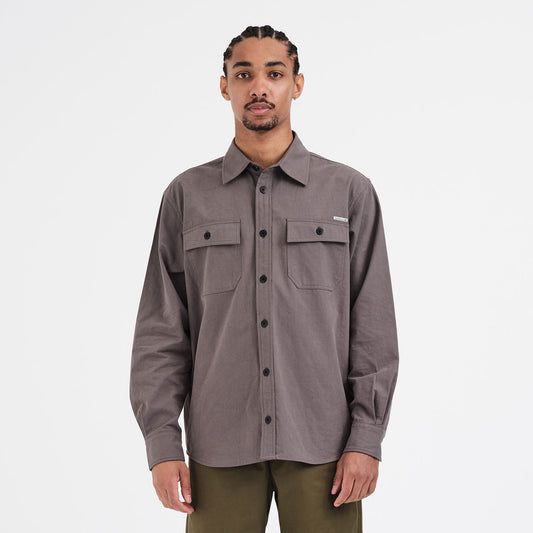 OG Canvas LS Shirt (Steel Grey)