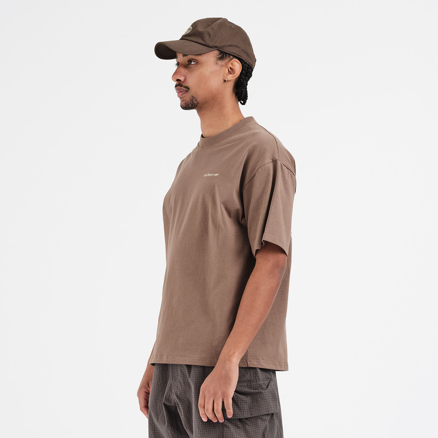 Atlas Mono SS Tee (Washed Brown/Beige)
