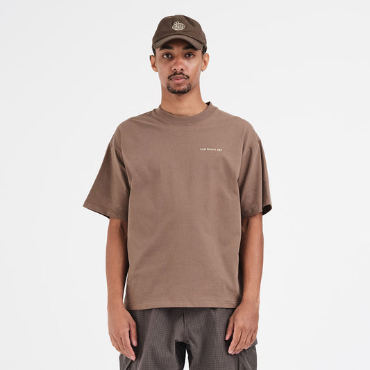 Atlas Mono SS Tee (Washed Brown/Beige)
