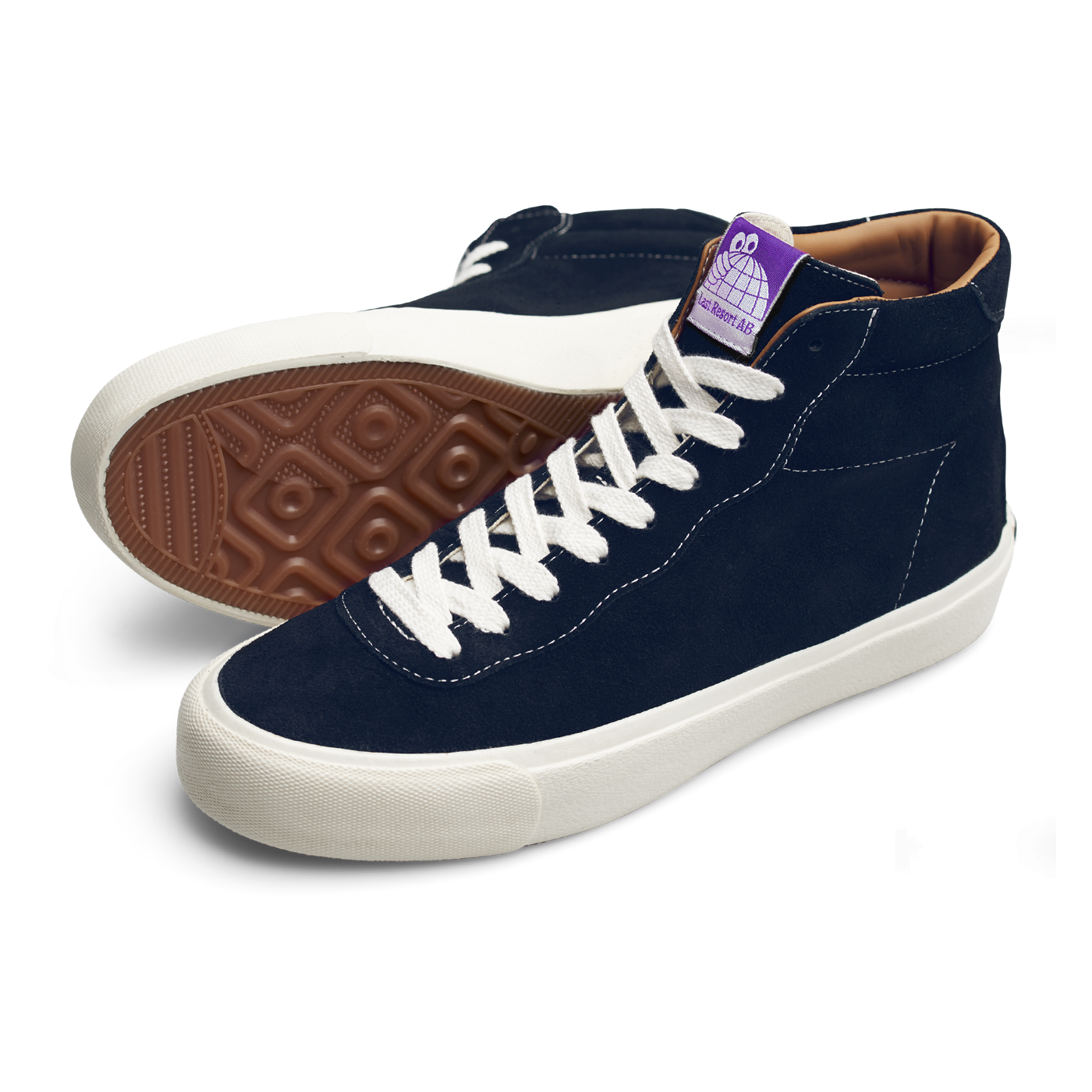 VM001-Hi Suede (Old Blue/White)