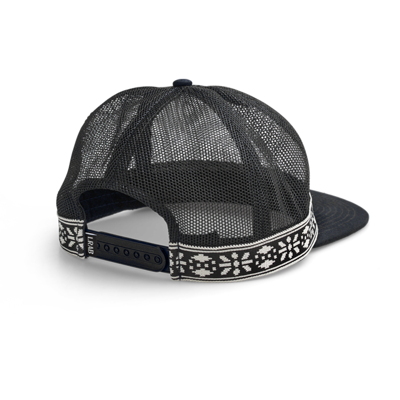 Webbed Full-Mesh Hat (Black)