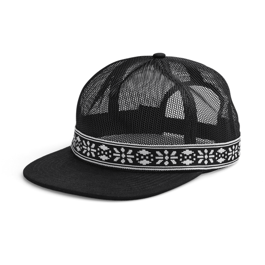 Webbed Full-Mesh Hat (Black)