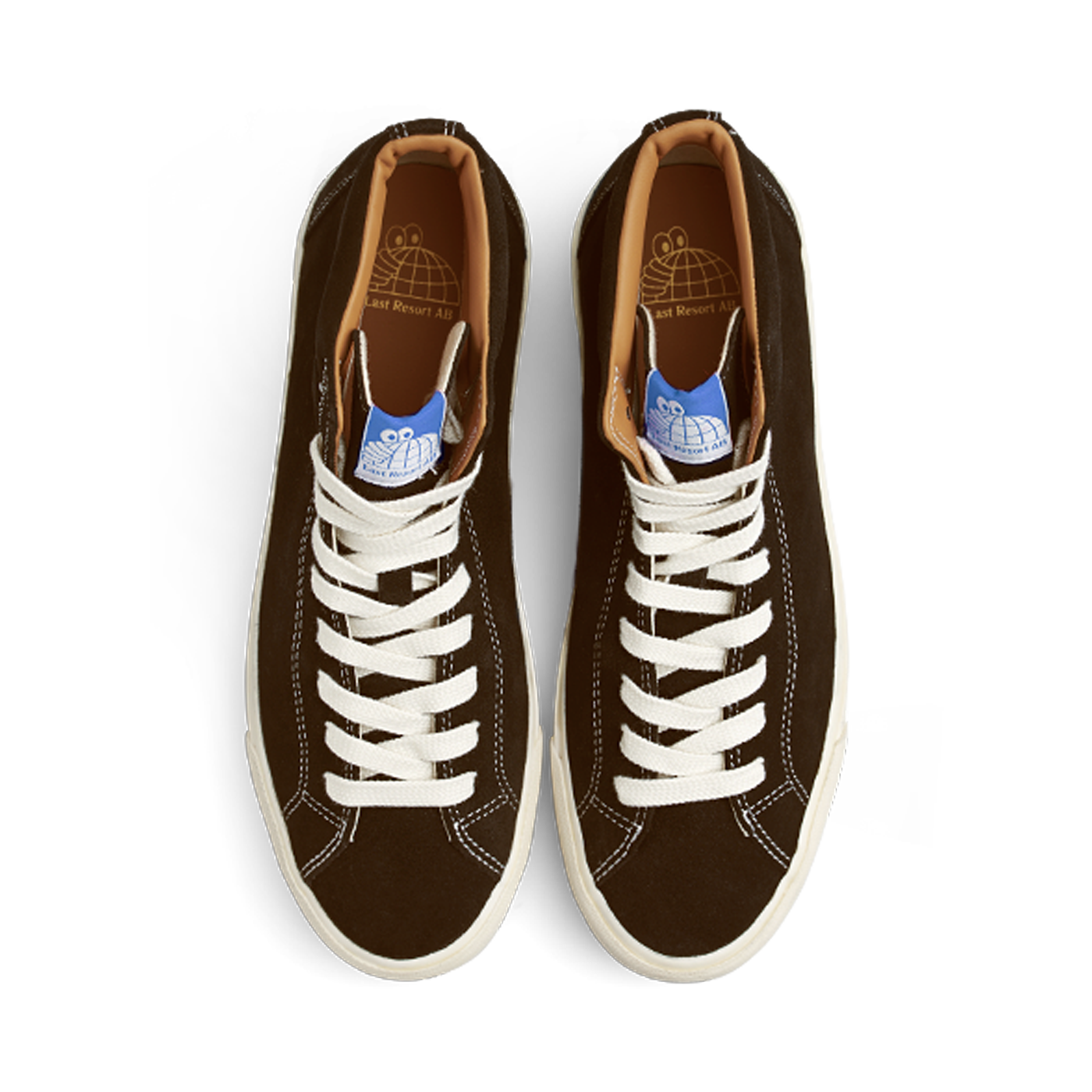 靴 VM003 SUEDE HI BROWN/WHITE