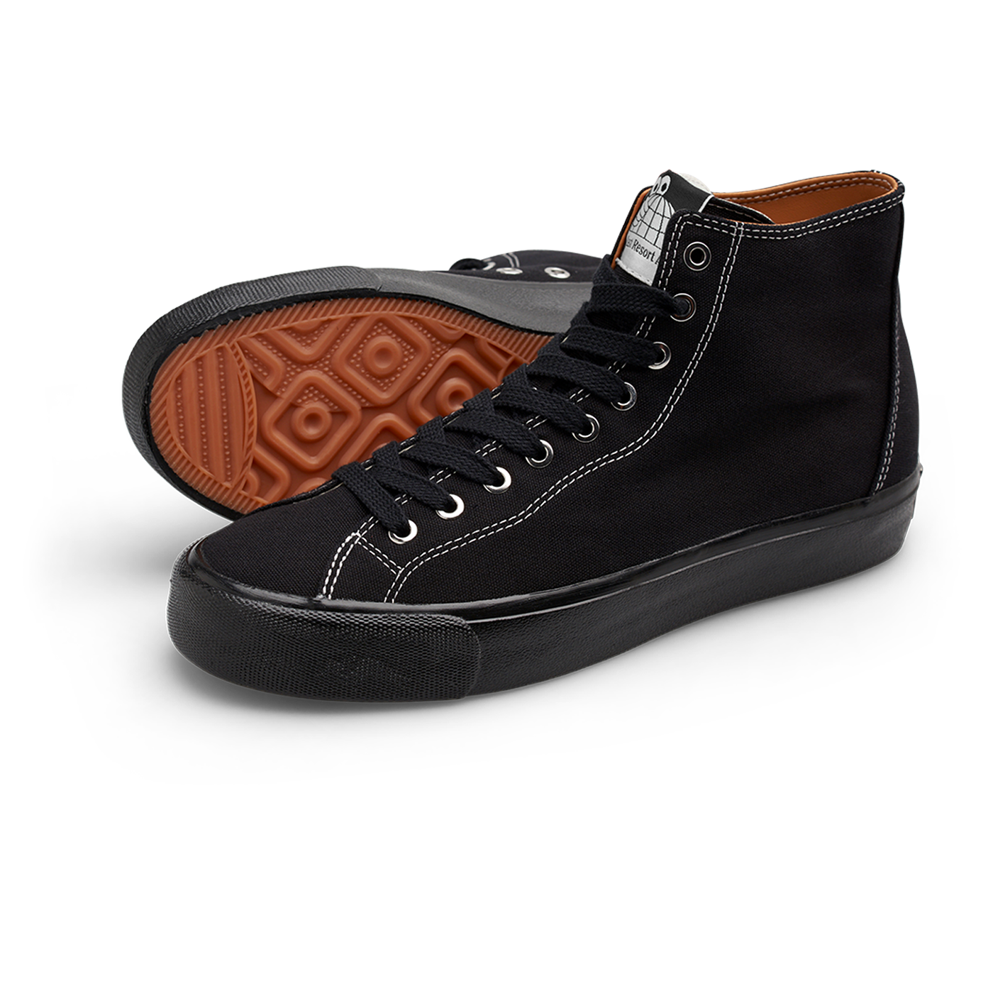 VM003-Hi Canvas (Black/Black/White)