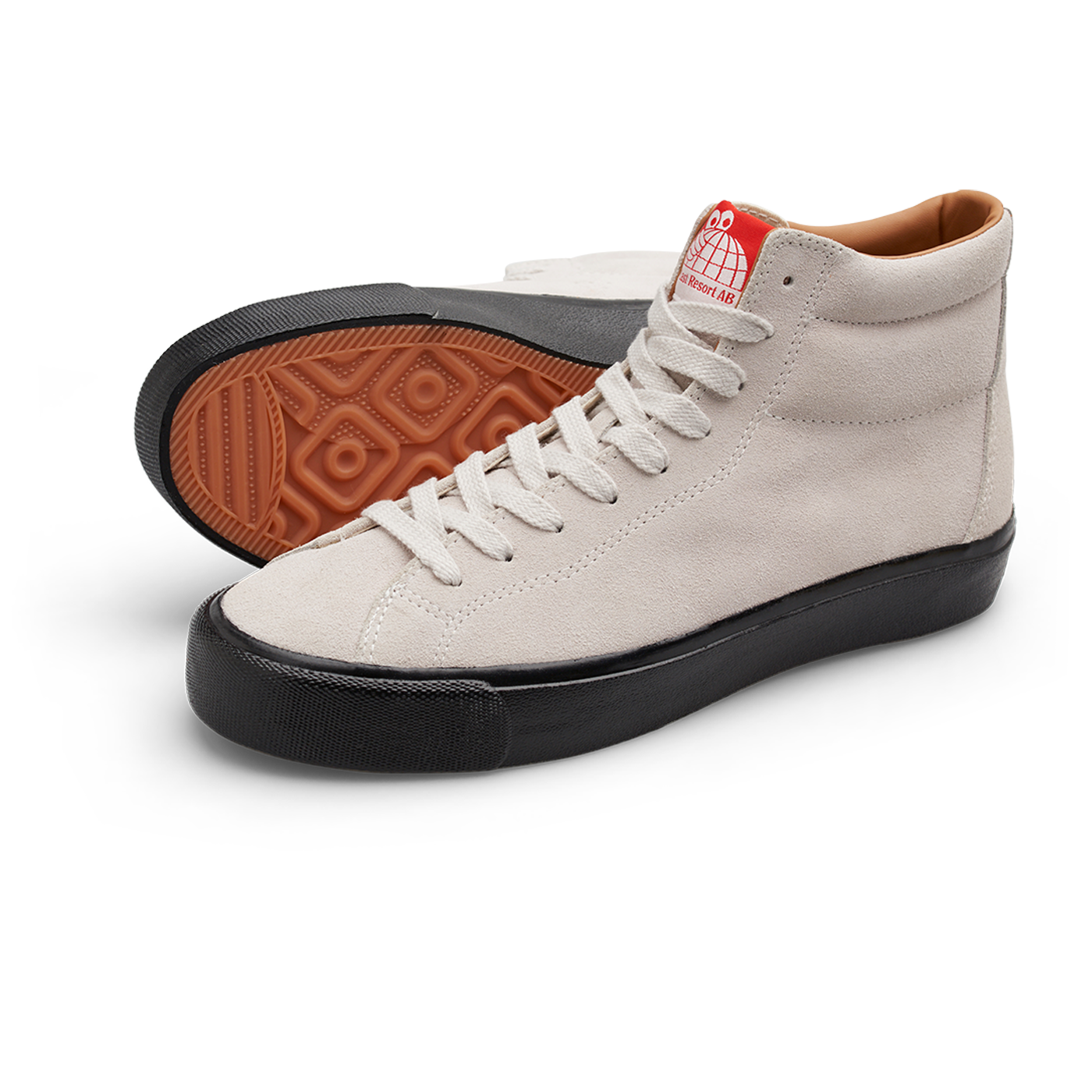 VM003-Hi Suede (White/Black)